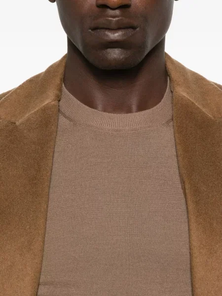 Tricou Canali de lână maro