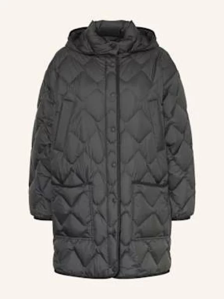 Lekki płaszcz Woolrich elegancki czarny