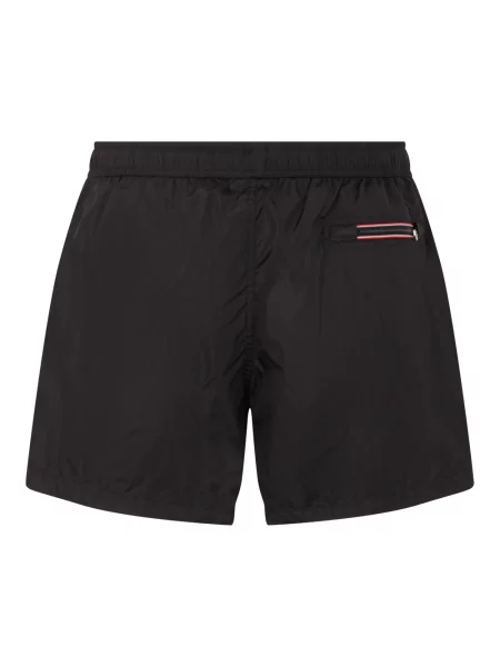 Kąpielówki Moncler z logo czarne