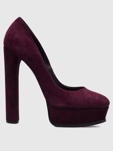 Замшеві човники Casadei фіолетові