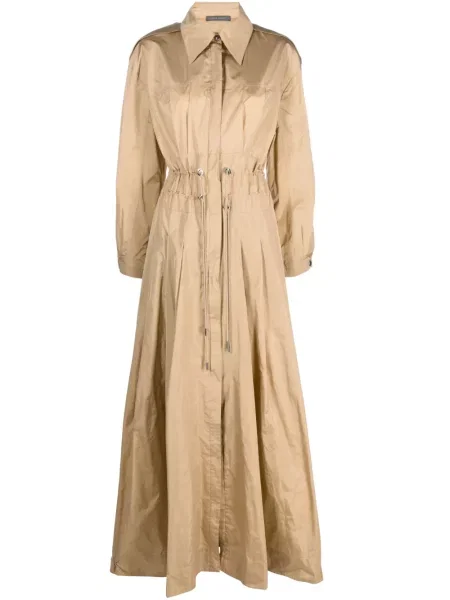 Tafta rochie maxi Alberta Ferretti cu cordon