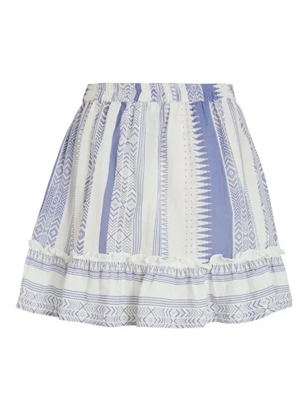 VILA Sukňa TILLIE modrá biela