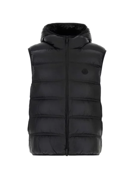 Vestă Moncler cu glugă negru