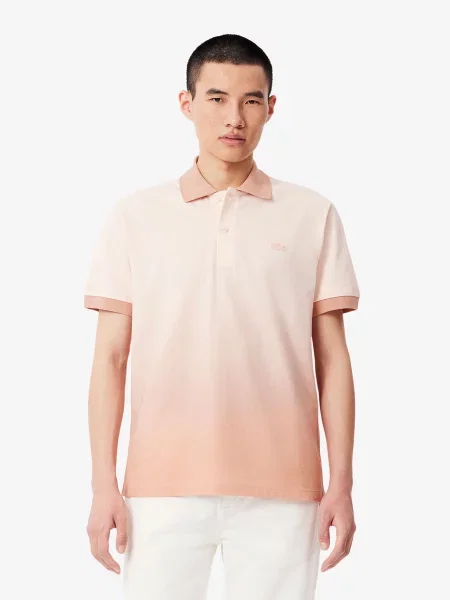 Поло Lacoste рожевий