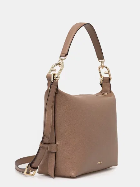 Кожаная сумка хобо Furla