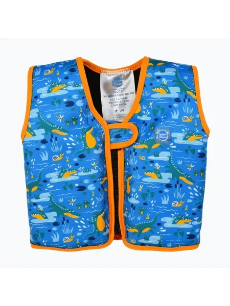 Детска предпазна жилетка Splash About Go Splash Float croc creek belay синьо