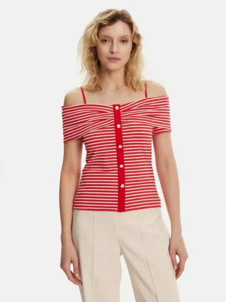 Morgan bluză rosu modelator DROPEZ roșu