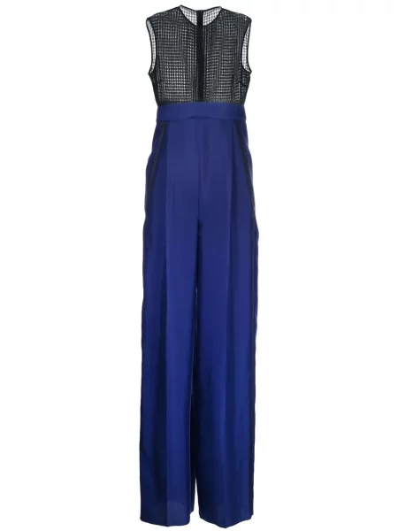 Salopetă Ferragamo de mătase albastru