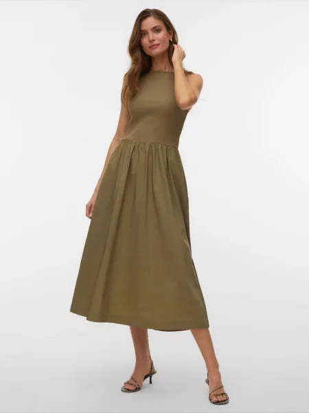 VERO MODA Rochie VMVIDA kaki