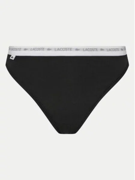 Kalhotky Lacoste 3 páry black černé