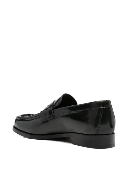 Pantofi loafer Morgillo din piele verde