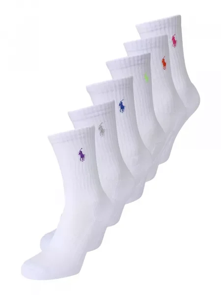 Polo Ralph Lauren Čarape plava / svijetlosiva / neonsko zelena / ljubičasta / narančasta / roza bijela