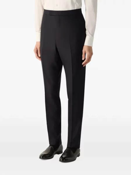 Pantaloni Zegna de lână negru