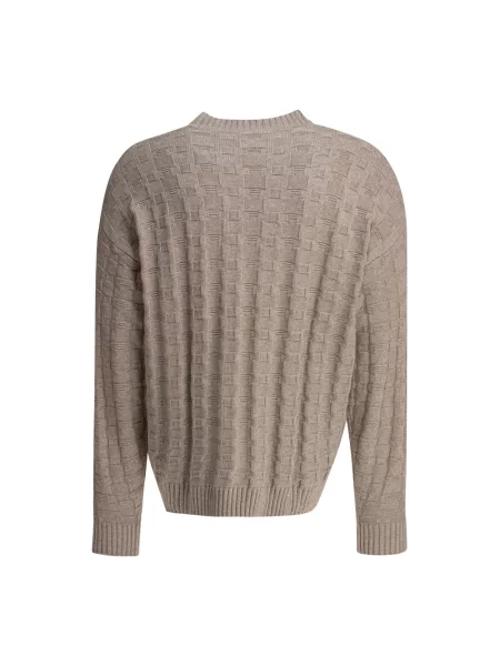 Sweter Norse Projects z kaszmiru beżowy