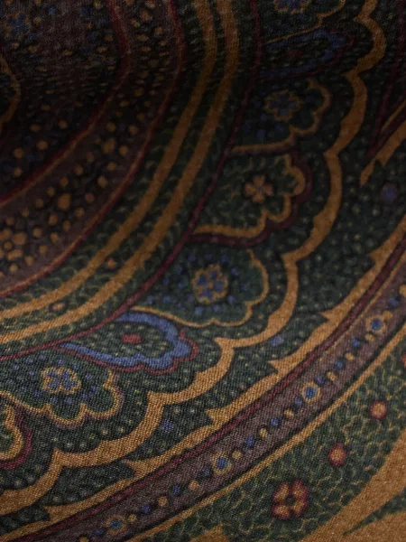 Μεταξωτή γραβάτα Ralph Lauren Purple Label paisley πράσινο
