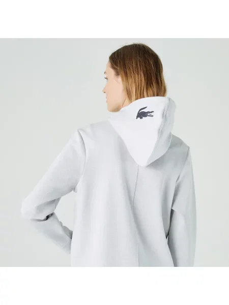 Lacoste Bluza Z Kapturem biała