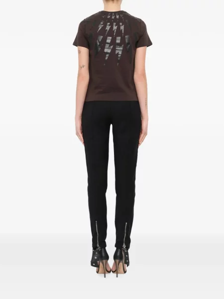 Tricou Neil Barrett cu imagine maro