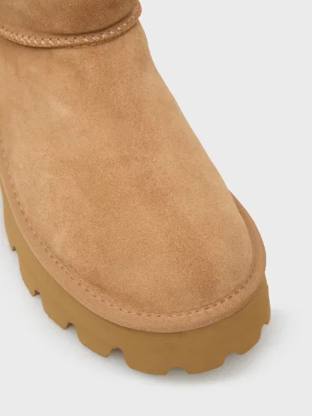 Замшевые сапоги Prpy бежевые