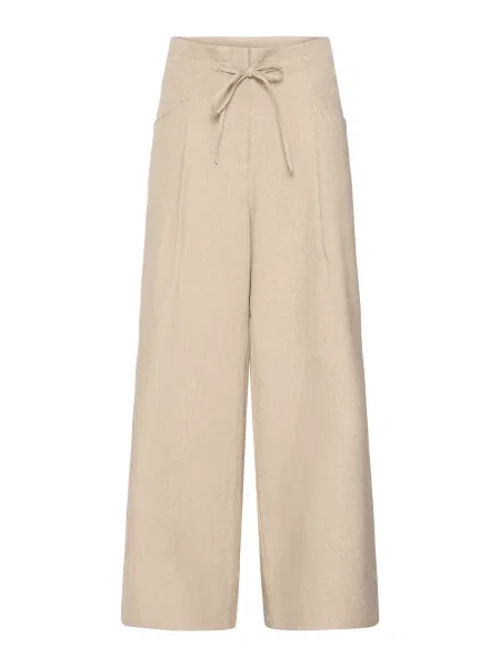 ICHI Pantaloni cutați IHESTIPO' bej