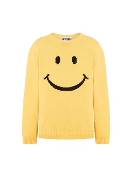 Sweter Moschino żółty