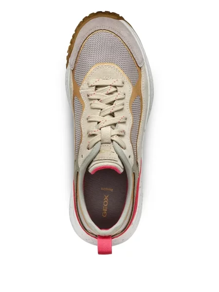 Sneakers Geox από διχτυωτό chunky