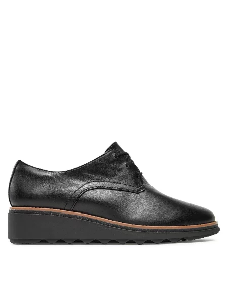 Оксфорды Clarks черные