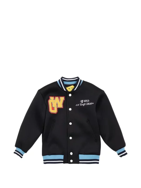Kurtka bomber dziecięcy Off-white biały