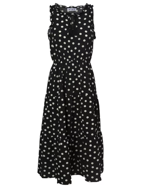 Influencer Rochie negru alb