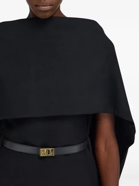 Rochie midi Ferragamo până la genunchi de costum negru