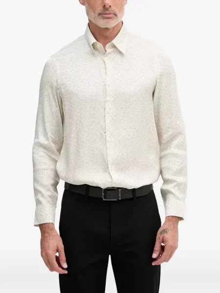 Cămașă Armani Exchange cu autograf