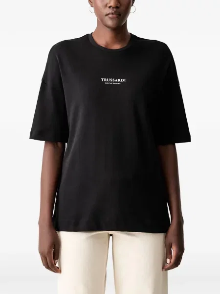 Tricou Trussardi cu imagine negru