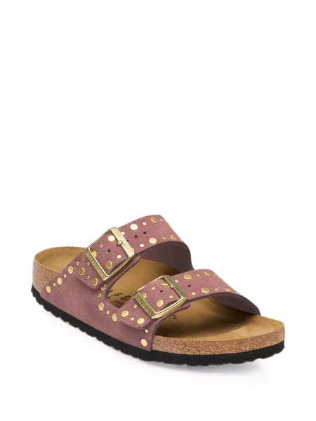 Sandale Birkenstock cu tepi roz