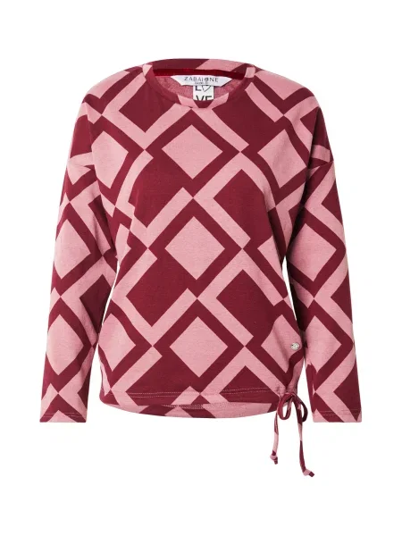 ZABAIONE Tričko / burgundská červeň růžová