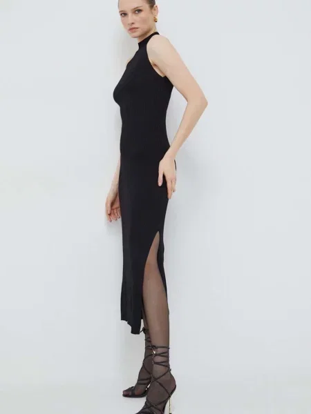 Сукня Ivy Oak midi розкльошена чорний