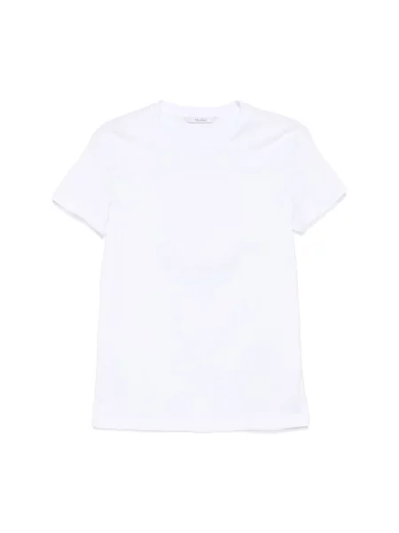 Koszulka Max Mara z kamieniami biała