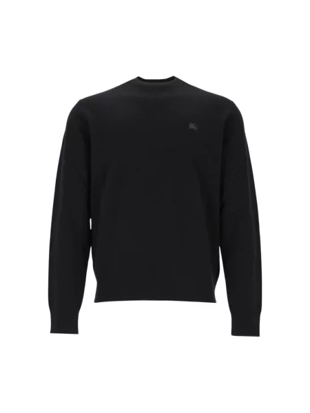 Sweter Burberry z kaszmiru czarny