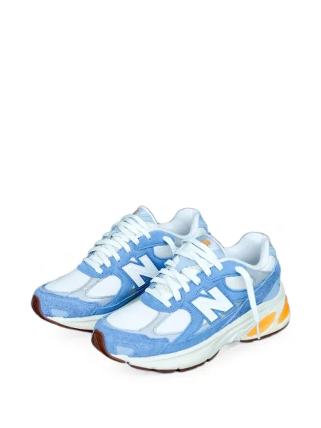 Sneakerși New Balance cu șireturi din dantelă albastru