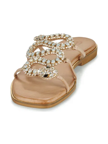Pantofi Exé Shoes din piele bej