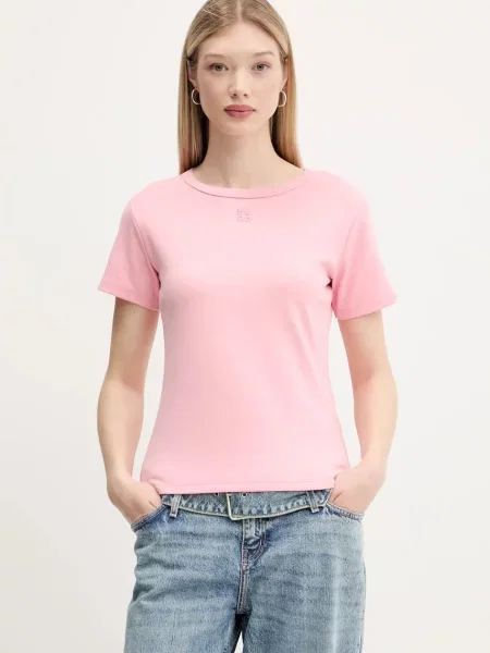 HUGO tricou pentru femei cu Deloris roz