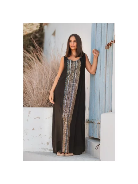 Hosszú maxi ruha Isla Bonita By Sigris fekete