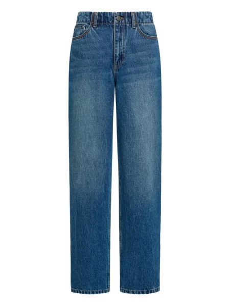 Jeansy 12 Storeez skórzane granatowe