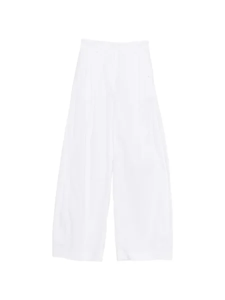 Plisirane hlače Thelatest bijela