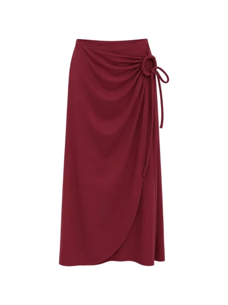 Fustă midi Max Mara plic roșu