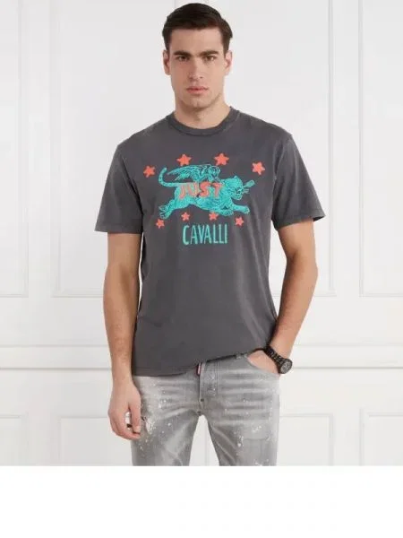 Just Cavalli Tricou gri
