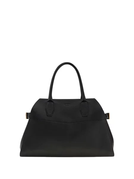 Guess geantă de piele LIZA negru