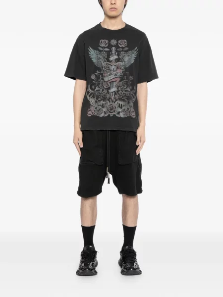 Tricou Warman cu imagine gri