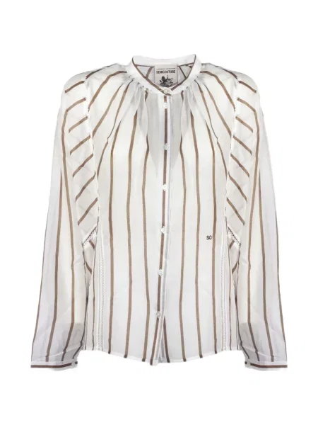Koszula Semicouture w paski biała