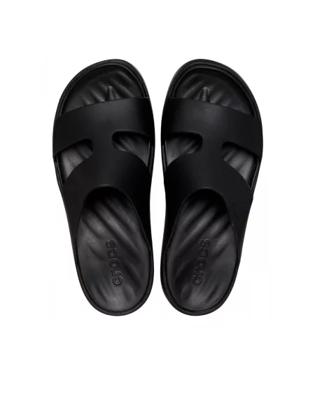 Klapki Crocs Getaway Platform Z Paskiem W Kształcie Litery H czarne