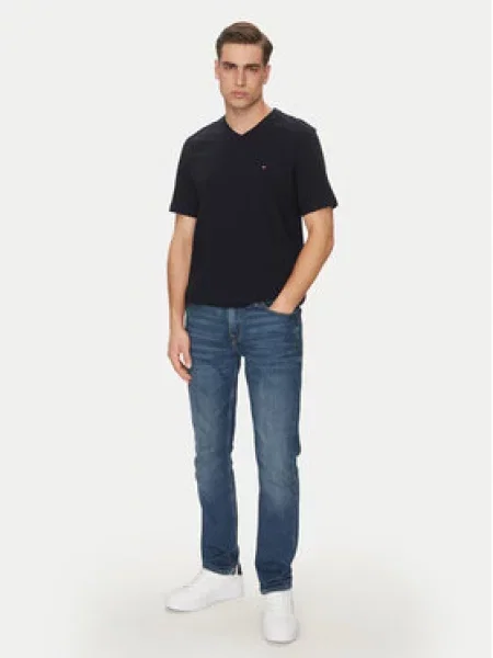 TOMMY HILFIGER Tričko ESSENTIAL marine modrá