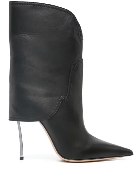 Botine Casadei din piele negru